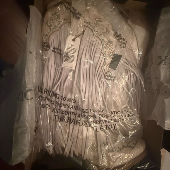 Buck & Brana Fringe Embroidered Ankle Boots - Picture 6 of 8